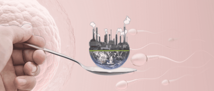Contaminación y fertilidad: cómo los disruptores endocrinos afectan la calidad del esperma y la salud reproductiva.