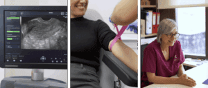 Ecografía endometrial, analítica hormonal y consulta médica durante la fase lútea en tratamientos de reproducción asistida